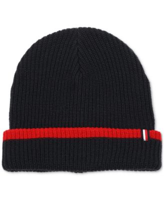 Tommy Hilfiger - Men's Tipped Ribbed-Knit Beanie