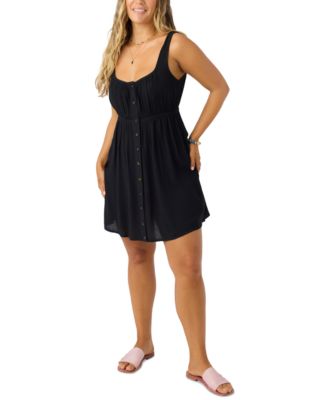 O'Neill - Juniors' Korie Button-Front Mini Dress