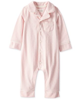 Carter's - Baby Girls Organic Cotton Button-Down 1-Pc. Pajamas