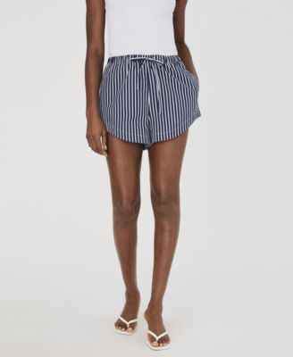 French Connection - Women's Alexis Cotton Drawstring Shorts
