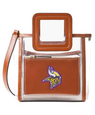 Staud - Women's Minnesota Vikings Clear Mini Shirley Bag