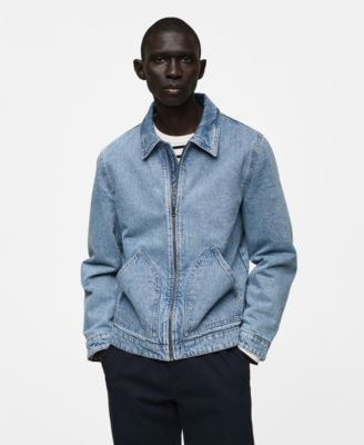 MANGO - Men's Quilted Denim Jacket