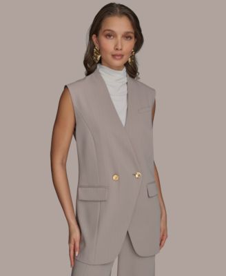 Donna Karan New York - Women's Pinstripe Vest