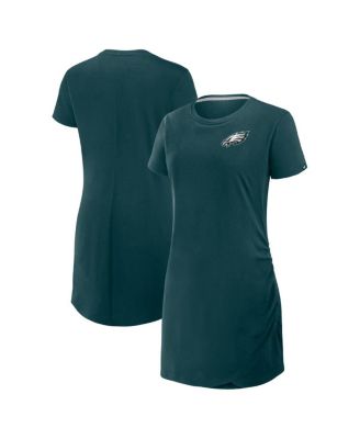 Fanatics - Women's Midnight Green Philadelphia Eagles Level Up Relaxed Fit Drape Dress