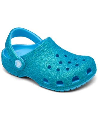 Crocs - Toddler Girls Classic Glitter Clogs from Finish Line