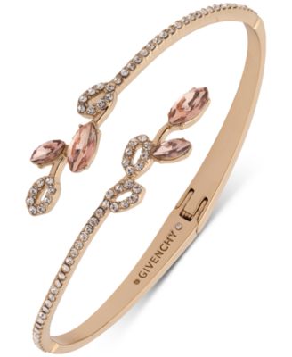 Givenchy - Mixed Crystal Vine Bypass Bangle Bracelet