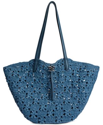 Sam Edelman - Layla Floral Raffia Fan Tote
