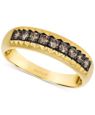 Le Vian - Men's Chocolate Diamond Band (1/2 ct. t.w.) in 14k Gold