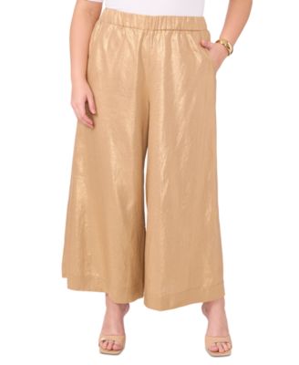 Vince Camuto - Women's Pull-On High-Rise Wide-Leg Pants