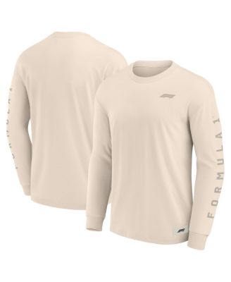 Formula 1 - Men's Cream Elements Future Ground Tonal Info Long Sleeve T-Shirt