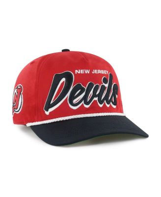 '47 Brand - Men's Red/Black New Jersey Devils Dropshadow Rope Hitch Adjustable Hat