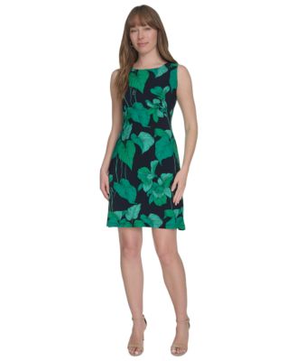Tommy Hilfiger - Petite Botanical-Print Shift Dress