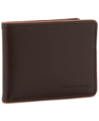 Perry Ellis Portfolio - Men's Two-Tone Bifold Wallet
