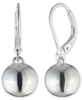 Ralph Lauren - Bead Drop Earrings in Sterling Silver