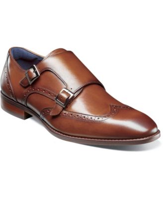 Stacy Adams - Men's Karson Wingtip Double-Monk Strap Dress Shoe