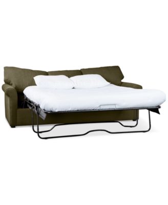 Furniture - 88" Amici Fabric Queen Sleeper Sofa