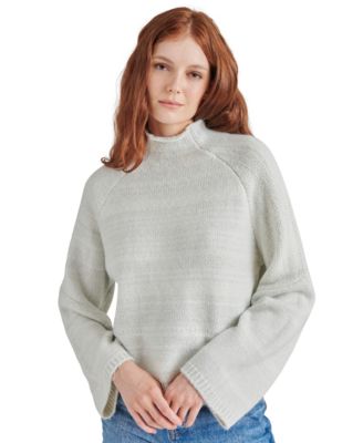 Steve Madden - Women's Indie Metallic Mock-Neck Sweater