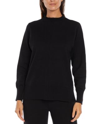 Three Dots - Women's Jodie High-Neck Front-Seam Sweater