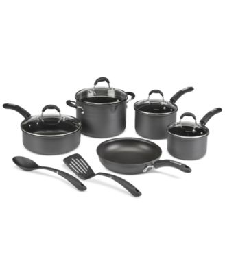 Cuisinart - 11-Pc. Hard-Anodized Nonstick Cookware Set