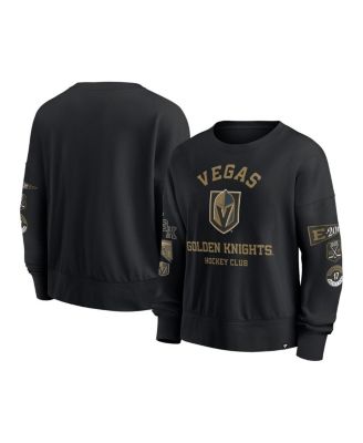 Fanatics - Women's Black Vegas Golden Knights Go Team Pullover Sweatshirt