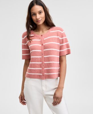 And Now This - Women's Button-Down Knit Cardigan Sweater