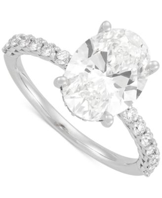 Grown With Love - Certified Lab Grown Diamond Engagement Ring (3-1/2 ct. t.w.) in 14k White Gold