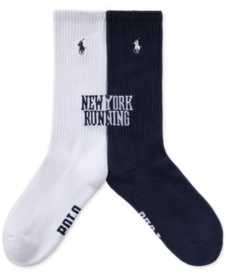 Polo Ralph Lauren - Men's 2-Pk. New York Running Crew Socks