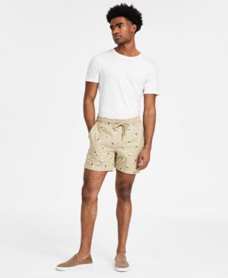 Sun + Stone - Men's Floral Drawstring Shorts
