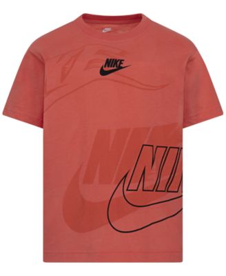 Nike - Little Boys "On The Move" Logo Crewneck T-Shirt