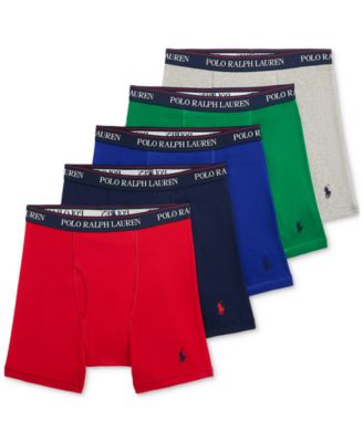 Polo Ralph Lauren - Men's 5-Pk. Classic-Fit Cotton Knit Boxers