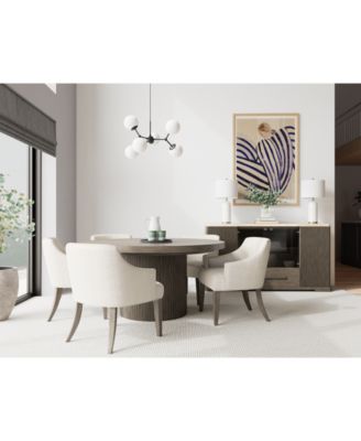 Furniture - Frandlyn 6pc Dining Set (Round Dining Table + 5 Host Chairs)