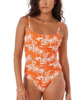 Roxy - Juniors' Vacay Vibes Scoop-Back One-Piece Swimsuit