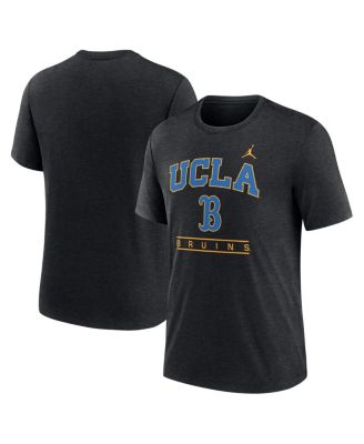 Jordan - Men's Black UCLA Bruins Arch Over Logo Tri-Blend T-shirt