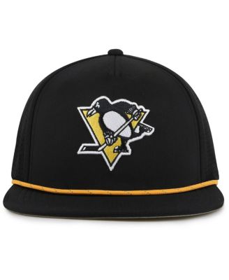 American Needle - Men's Black Pittsburgh Penguins Buxton Pro Tech Adjustable Hat