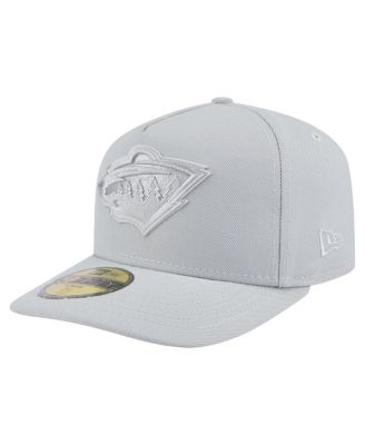 New Era - Men's Gray Minnesota Wild Color Pack A-Frame 59FIFTY Fitted Hat