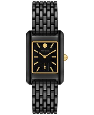 Tory Burch - Women's The Eleanor Black Ceramic Bracelet Watch 31mm