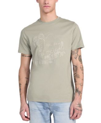 GUESS - Men's Relaxed-Fit West Coast Palm Graphic T-Shirt