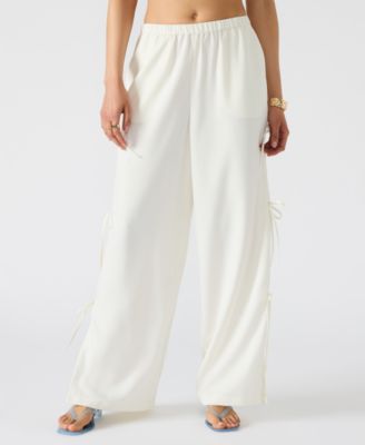 Steve Madden - Women's Fia Side-Tie Wide-Leg Pants