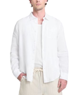 GUESS - Men's Napa Relaxed-Fit Textured Button-Down Shirt