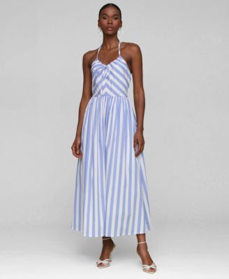 Avec Les Filles - Women's Halter Maxi Dress