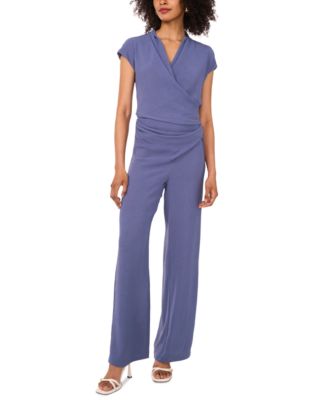 Sam & Jess - Women's Solid-Color Wrap-Front Top