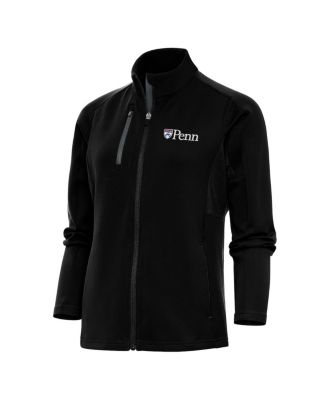 Antigua - Women's Black Pennsylvania Quakers Generation Full-Zip Jacket