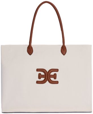 Sam Edelman - Cooper Extra Large Logo Canvas Tote