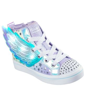 Skechers - Little Girls Twinkle Toes Twi-Lites 2.0 - Dreamy Wings Light Up Casual Sneakers from Finish Line