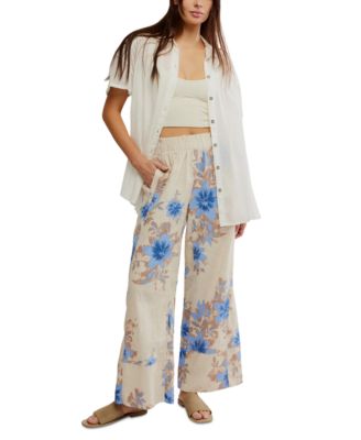 Free People - Women's Days End Printed High-Rise Pants