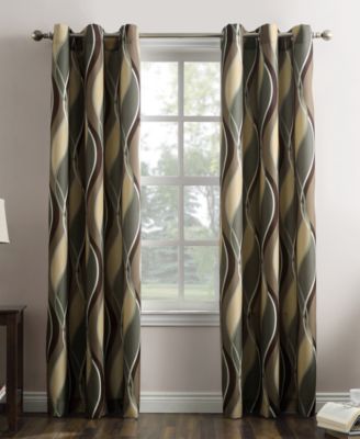 No. 918 - Intersect 48" x 95" Geometric Print Curtain Panel