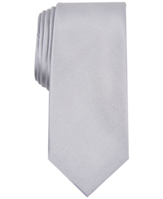 Alfani - Men's Solid Texture Slim Tie