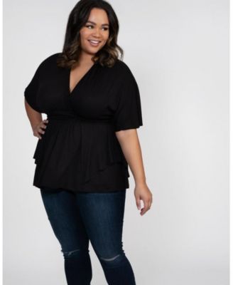 Kiyonna - Womens Plus Size Promenade Top