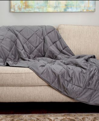 Sealy - Quilted Plush 12lb Weighted Blanket
