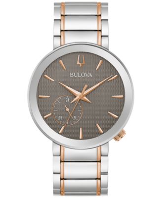 Bulova - Men's Latin Grammy Futuro Two-Tone Stainless Steel Bracelet Watch 42mm